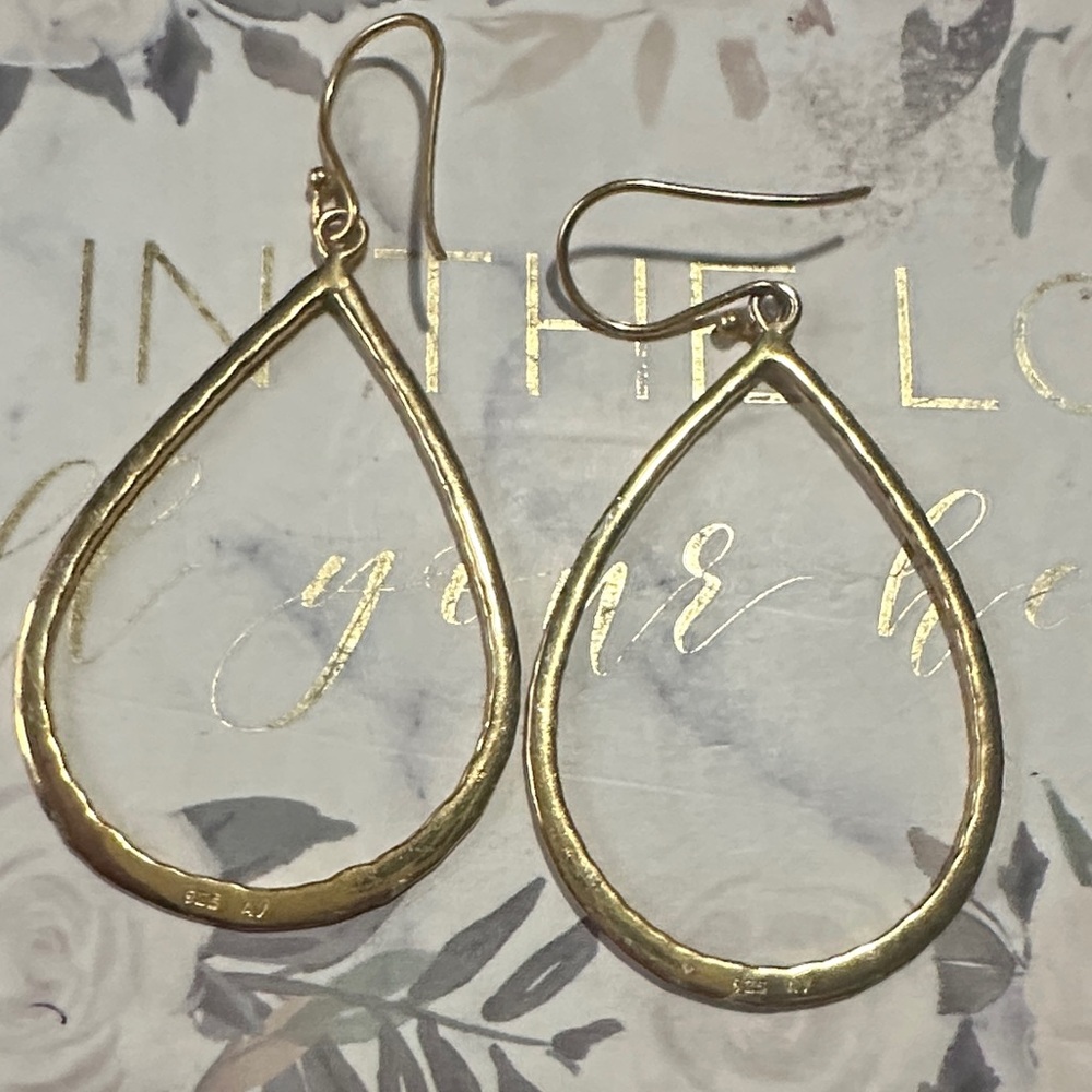 925 Vermeil Teardrop Earrings